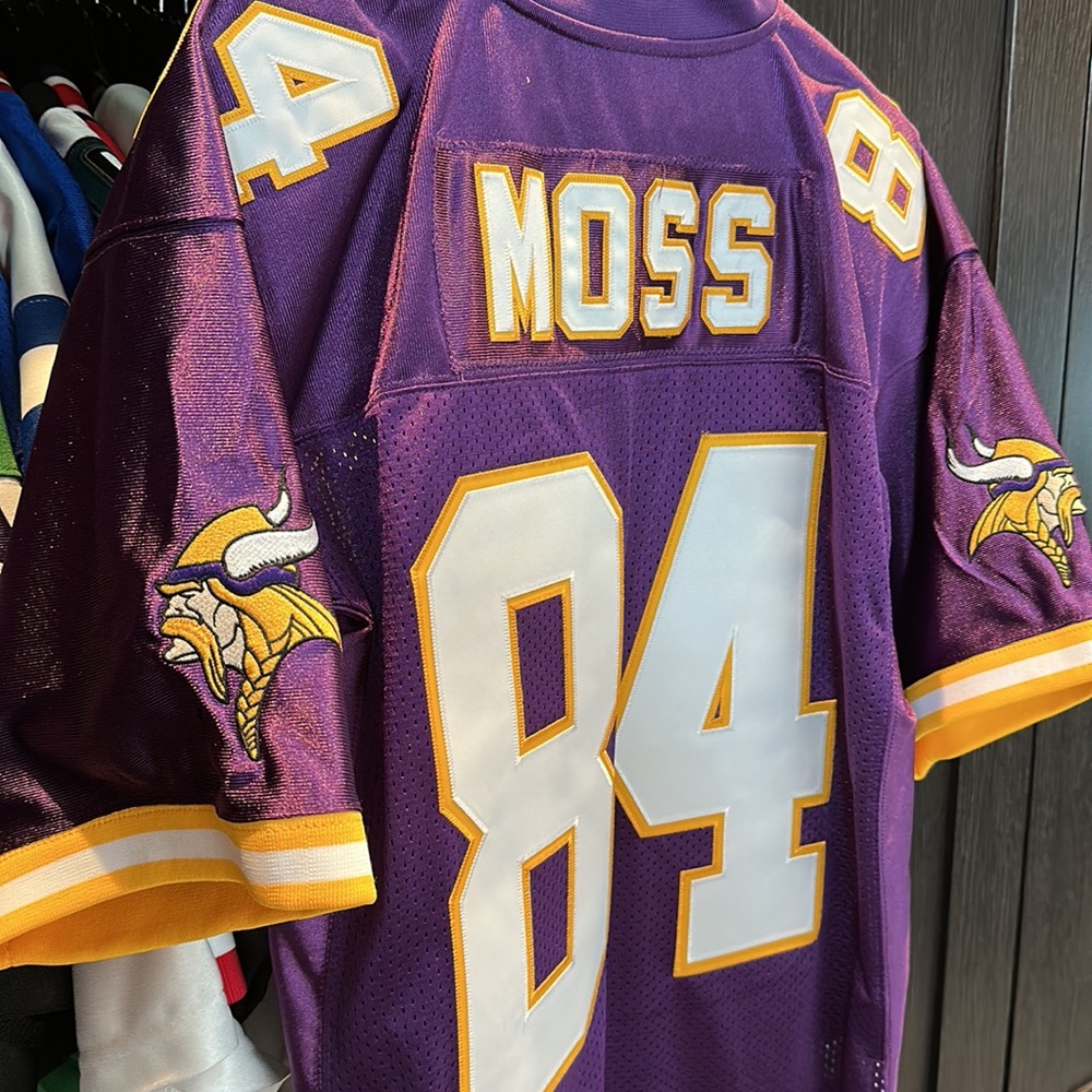 Randy Moss NFL Minnesota Vikings Mitchell & Ness 1998 Authentic Throwback Jersey - Picture 6 of 8